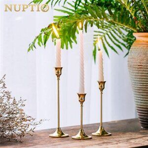 NEW Set of 3 Candlestick Holders Taper Candle Holders, Candle Stick Holders Set